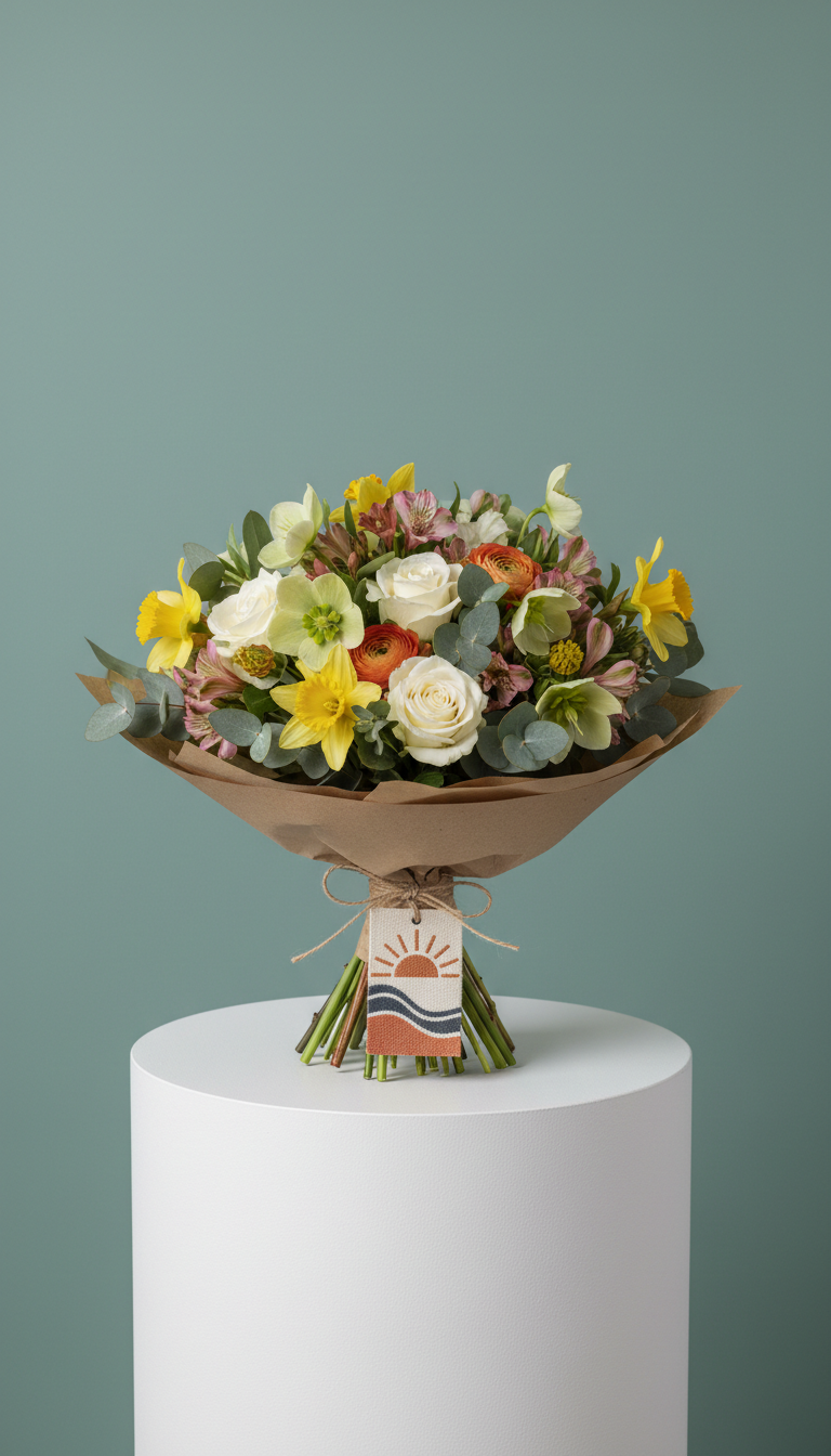 Minty Green and Sunbeam Yellow bouquet